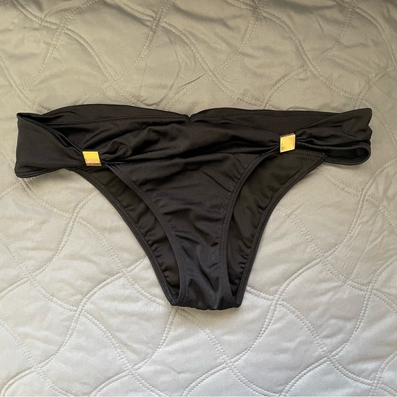 Victoria's Secret The Hottie Cheeky Bikini Bottom (Black, Medium) - Picture 2 of 8